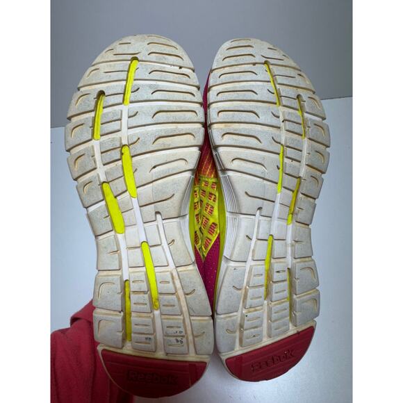 Reebok Dual Compound Shoes Women’s Sz 10 Pink Red Athletic Running Sneakers - Picture 4 of 6